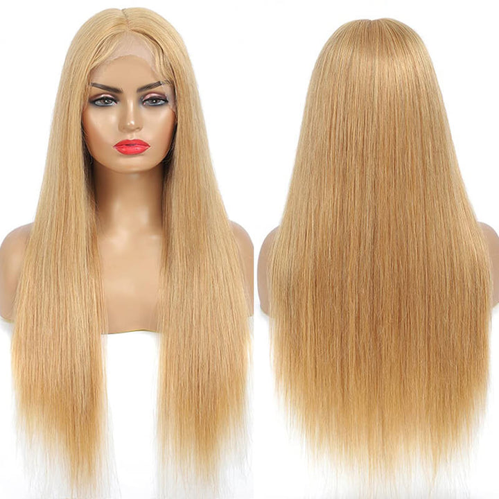 Bombshell Wig | eullair Glueless Honey Blonde Lace Frontal Wig | Brown Girl Ash Blonde Straight/Body Wave Wig