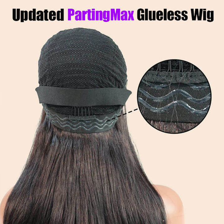 eullair Wear and Go Wigs Pre Plucked Pre Cut 9x6 PartingMax Kinky Straight Lace Front Wigs Bye Bye Knots Glueless Wig Human Hair for Black Women