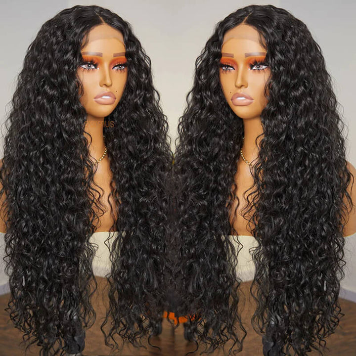 eullair Stunning Wet Look Water Wave HD Lace Front Wig | Low Maintenance Wig