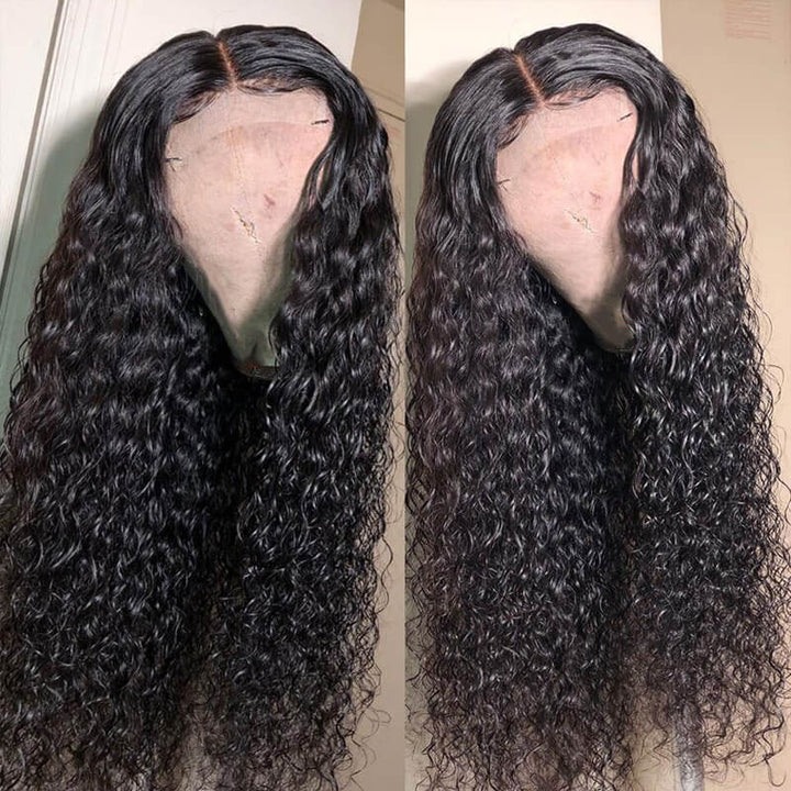 eullair 4x4 HD Transparent Lace Closure Wig Best Human Hair Wigs For Women All Textures 12-30