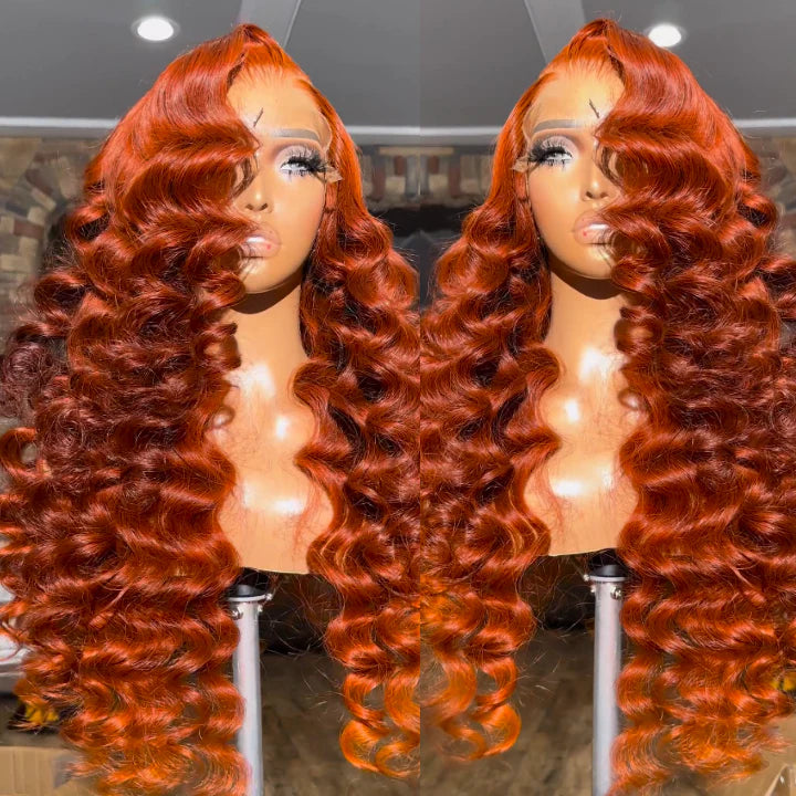 Orange Ginger Wig
