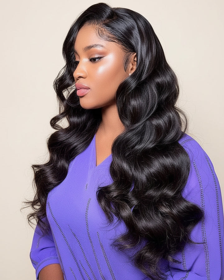 eullair Pull & Go Body Wave Wig Drawstring 13x4 6x4 Glueless Lace Wigs Pre-Bleached Beginner Friendly