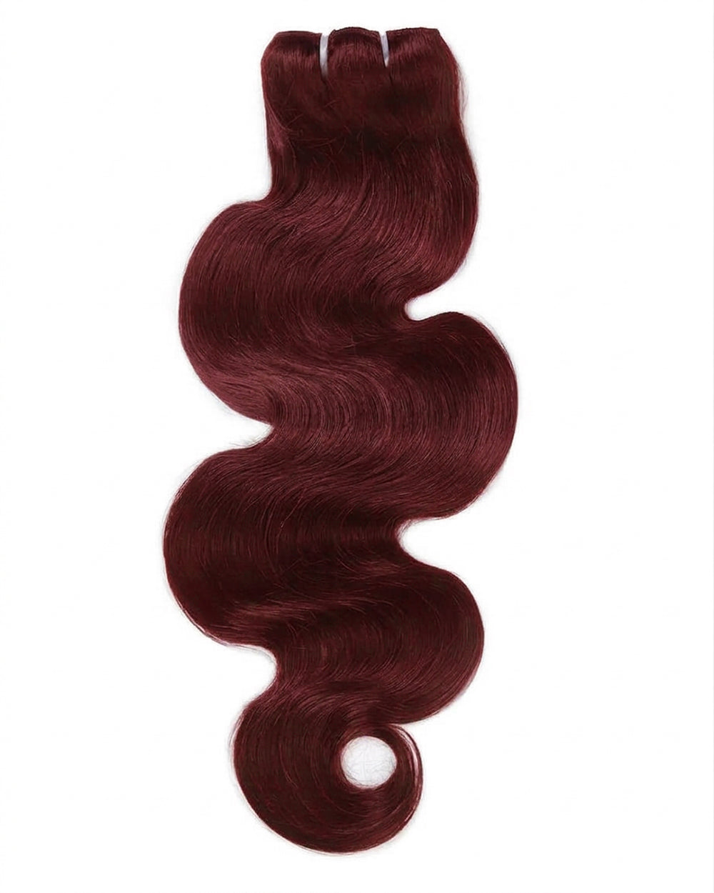 eullair 99J Burgundy Red Raw Hair Body Wave 3 Bundles with 2x6 Closure 100% Human Hair Bundles