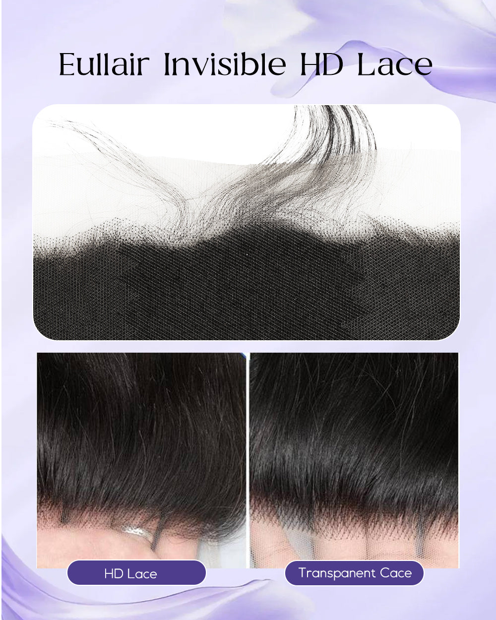 eullair 1 Piece 13x4/13x6 Lace Frontal Medium Brown 10-20 Inches Virgin Human Hair