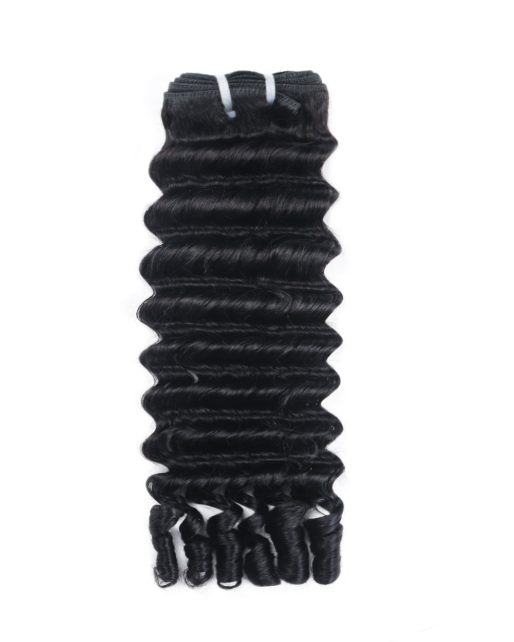 eullair 15A Burmese Loose Deep Wave With Spiral Ends Raw Human Hair Bundles Virgin Unprocessed Raw 100% Human Hair Extensions