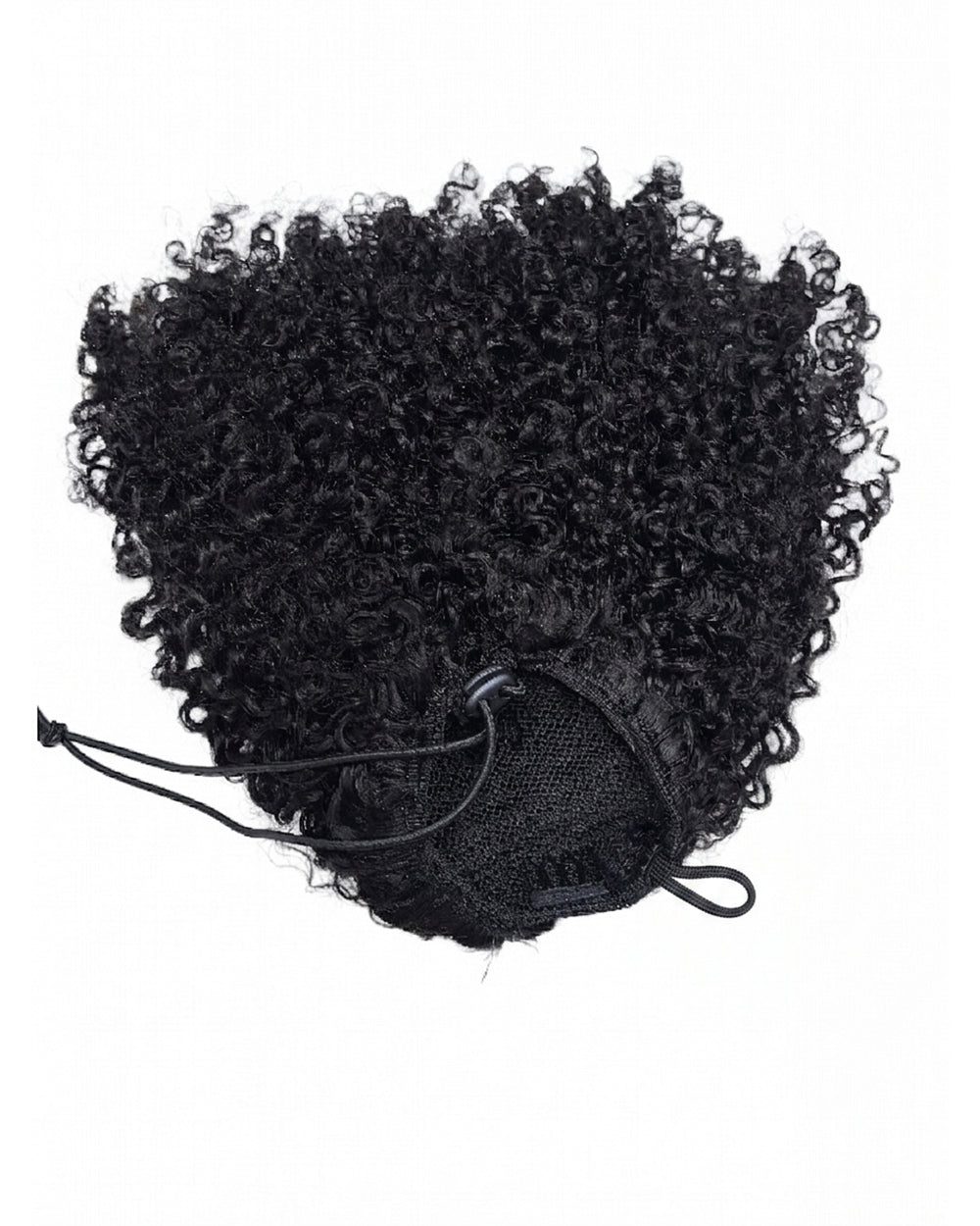 eullair Kinky Curly 3C-4A Human Hair Drawstring Ponytail Curly Hair Extensions For Black Women