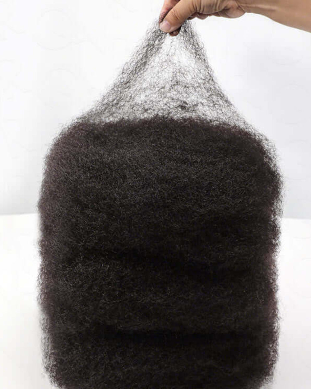 eullair 100% Human Hair Bulk for Braiding & Dreadlocks - Natural Black Afro Kinky Texture