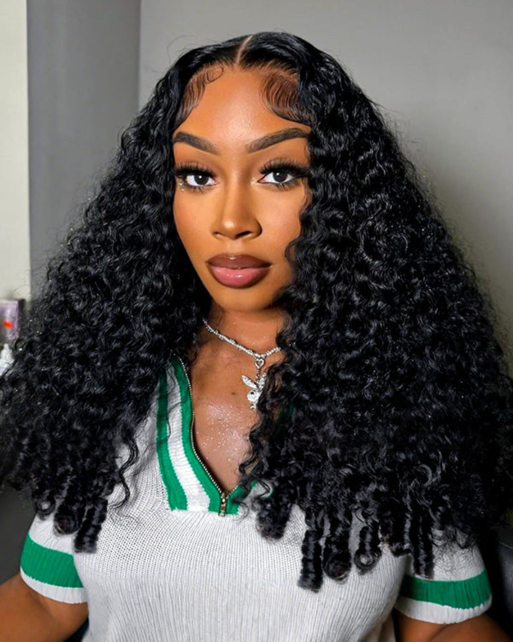 All Texture|eullair Burmese Curly Kim K 2x6 Lace Closure Wig Human Hair Wig Transparent Lace Wig
