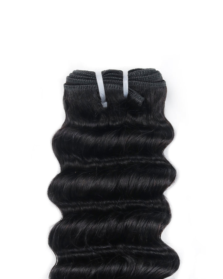eullair 15A Burmese Loose Deep Wave With Spiral Ends Raw Human Hair Bundles Virgin Unprocessed Raw 100% Human Hair Extensions
