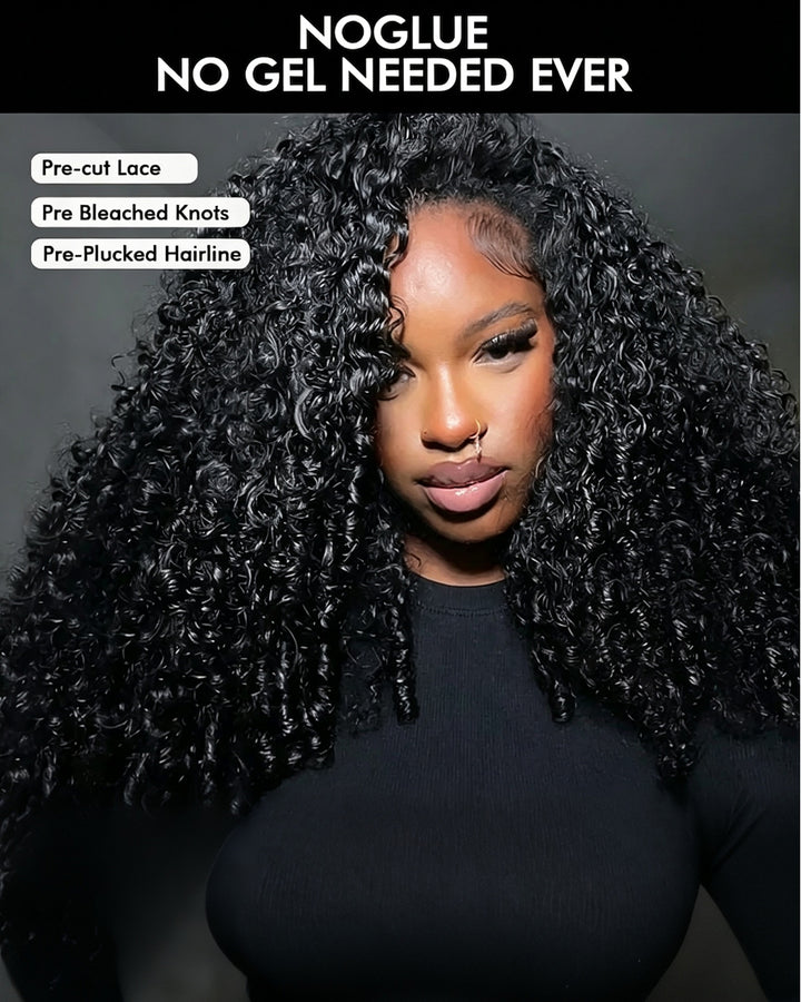 eullair Burmese Curly Raw Cambodian Hair Bundles Extensions 3/4 Pcs with 4x4 5x5 13x4 Closur/Frontal for Sew In Quick Weave Double Drawn Thick Ends Ultra