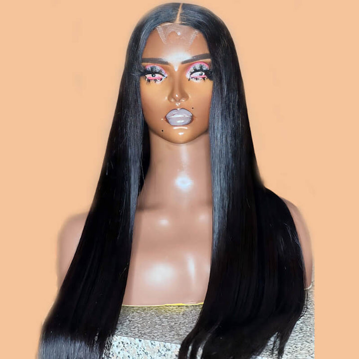 eullair Kim K 2x6 Lace Closure Wig | Deep Part Human Hair Wig Transparent Lace All Textures