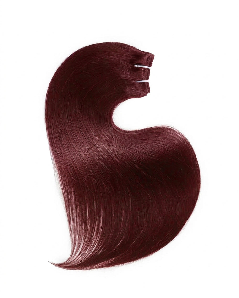 eullair 15A 99J Burgundy Red Straight Human Hair Bundles Virgin Unprocessed Raw 100% Human Hair Extensions