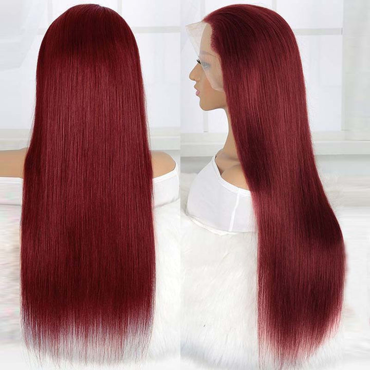 Flash Sale $159=28inch Wig| eullair TikTok Trendy Bomb Pre Colored 13x4 Lace Frontal Human Hair Wig Invisible Lace