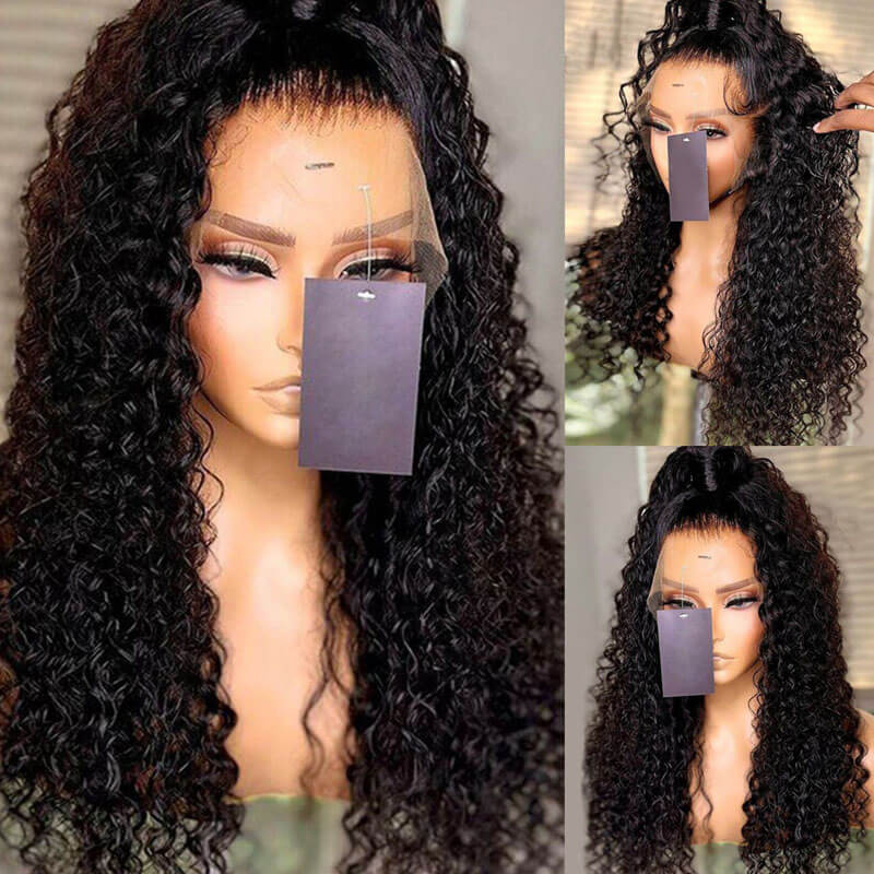 eullair Versatile & Breathable 360 Lace Frontal Wig Cheap Human Hair Wigs 12-30inch