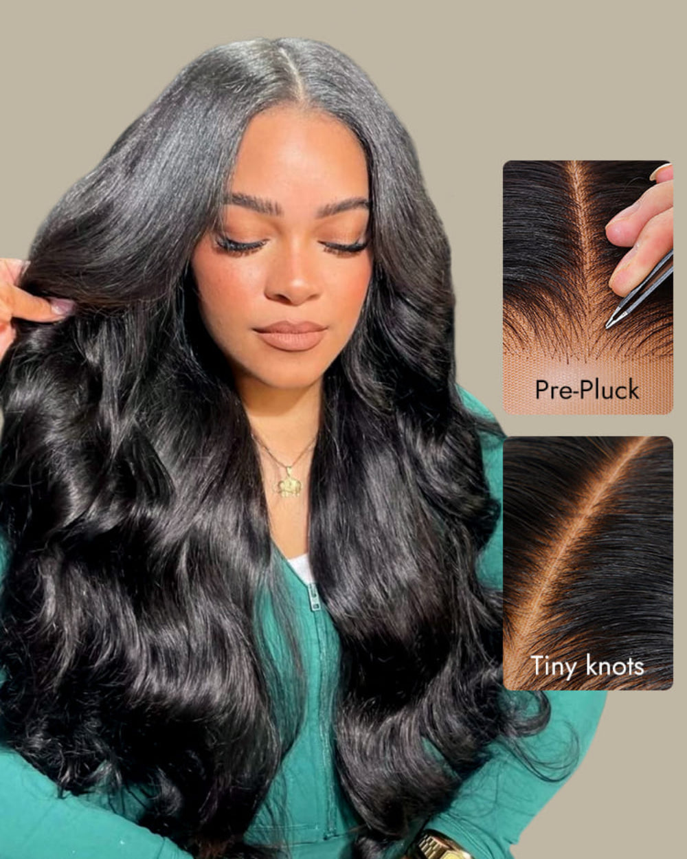 All Texture|eullair Kim K Silky Straight 2x6 Lace Closure Wig Human Hair Wig Transparent Lace Wig