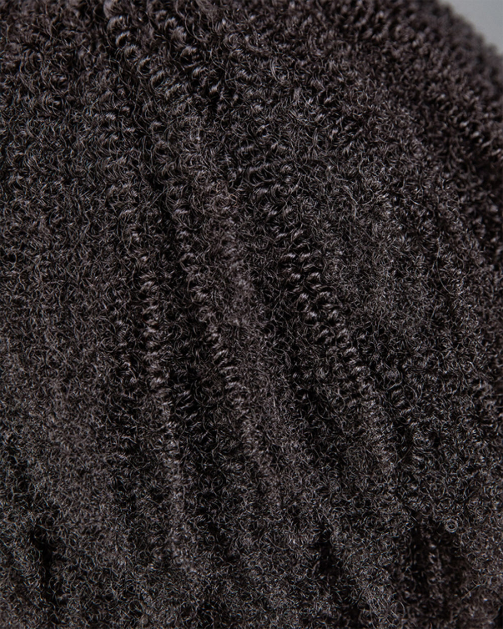 eullair 4B-4C Afro Kinky Curly No Leave Out No Gel V Part Wig With Elastic Drawstring Human Hair Wig Beginner Friendly