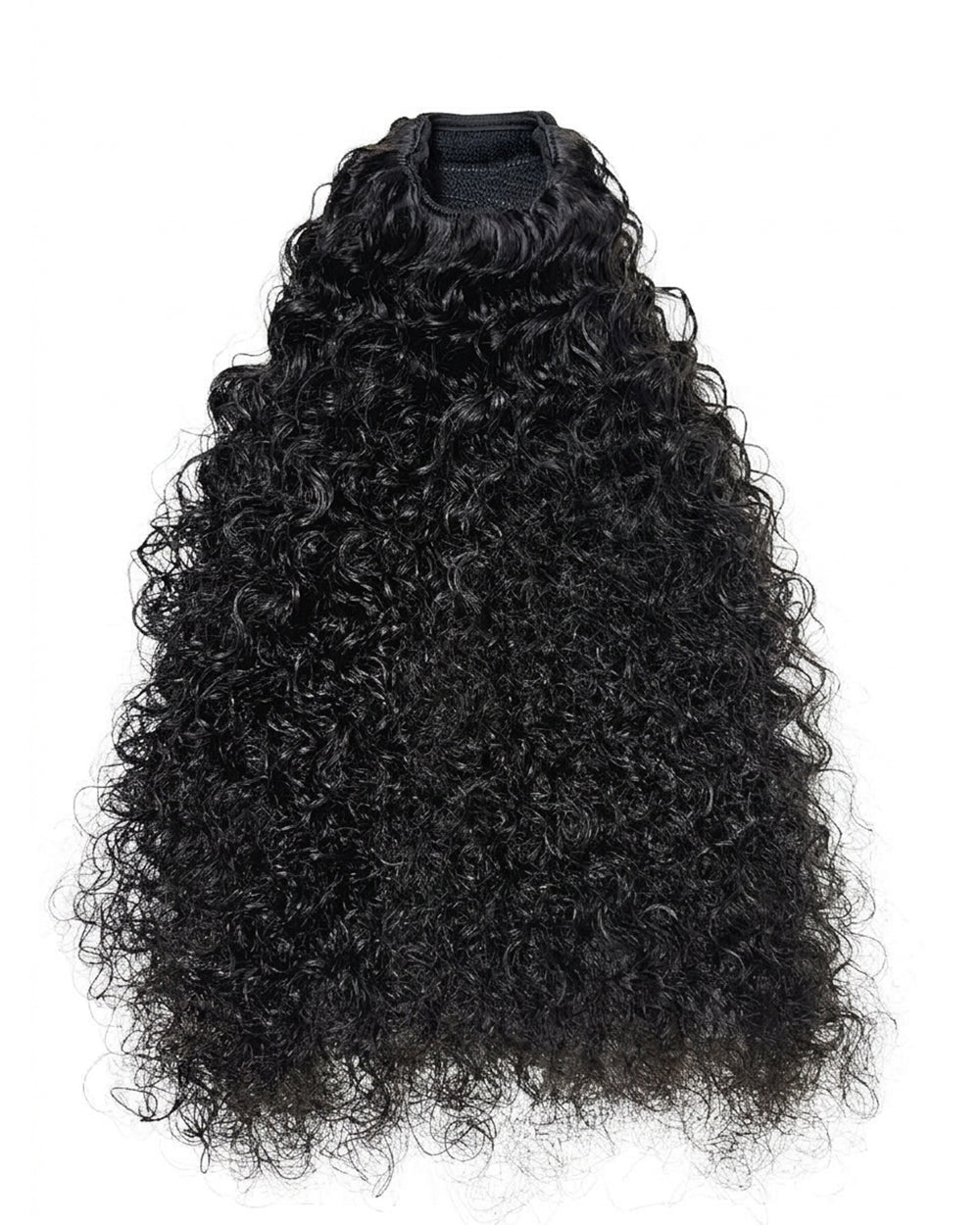 eullair Natural Curly Human Hair Drawstring Ponytail Curly Hair Extensions For Black Women