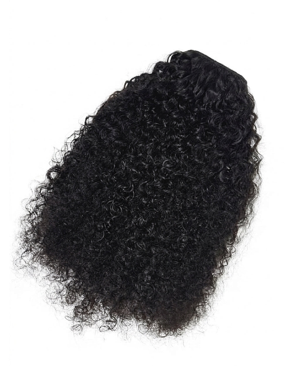 eullair Natural Curly Human Hair Drawstring Ponytail Curly Hair Extensions For Black Women