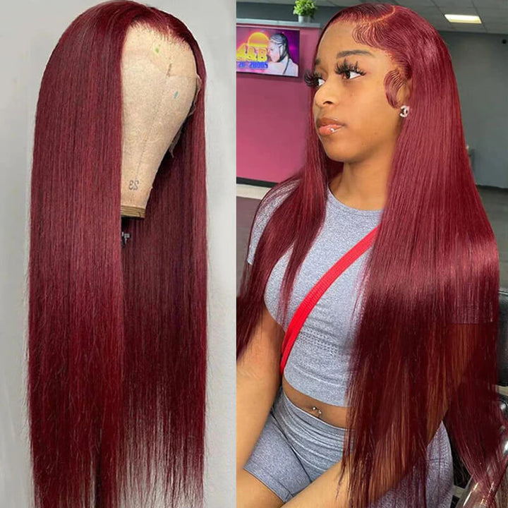 Flash Sale $189=30inch Wig| eullair TikTok Trendy Bomb Pre Colored 13x4 Lace Frontal Human Hair Wig with Invisible Lace