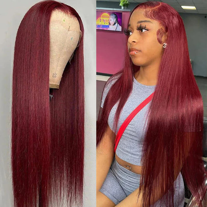 Flash Sale $159=28inch Wig| eullair TikTok Trendy Bomb Pre Colored 13x4 Lace Frontal Human Hair Wig Invisible Lace