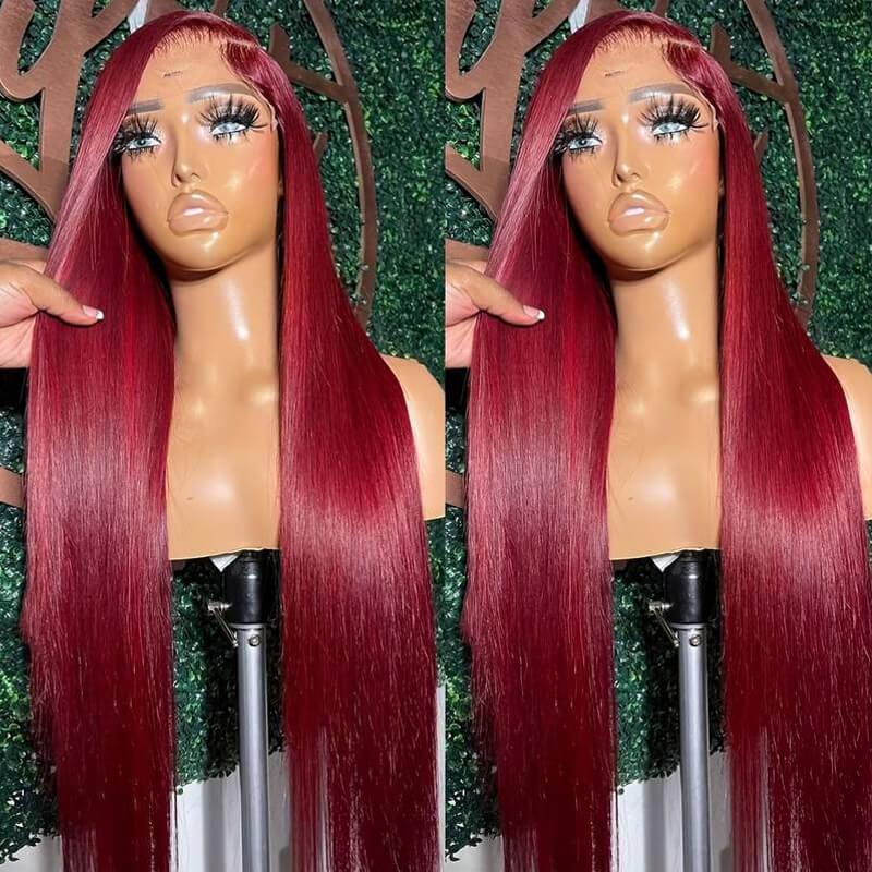 TikTok Trendy Bomb Colored Wigs! eullair Pre Colored 13x4 Lace Full Frontal Human Hair Wig | Flawless Invisible Lace