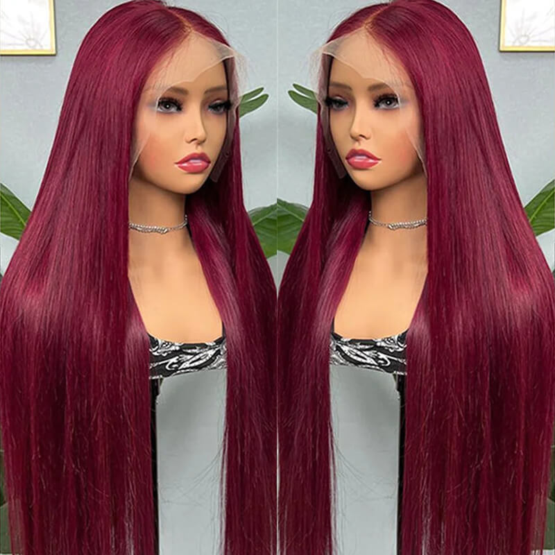Flash Sale $159=28inch Wig| eullair TikTok Trendy Bomb Pre Colored 13x4 Lace Frontal Human Hair Wig Invisible Lace