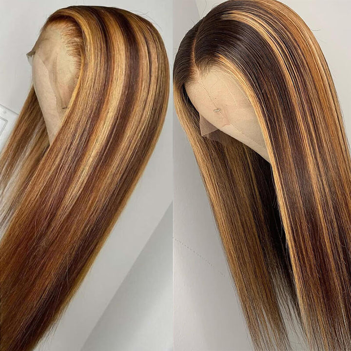 Flash Sale $159=28inch Wig| eullair TikTok Trendy Bomb Pre Colored 13x4 Lace Frontal Human Hair Wig Invisible Lace