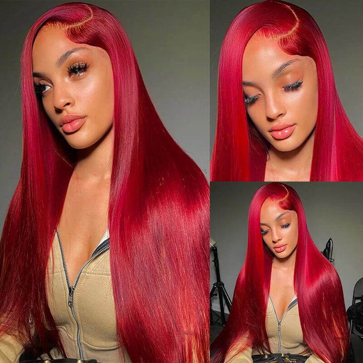 Flash Sale $159=28inch Wig| eullair TikTok Trendy Bomb Pre Colored 13x4 Lace Frontal Human Hair Wig Invisible Lace