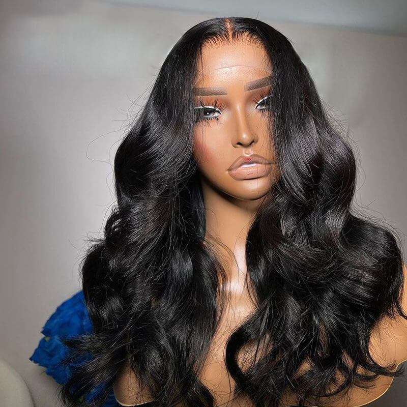$99=24inch(No Code Needed)| eullair Straight/Body Wave/Curly Human Hair 5x5 Lace Closure Wig
