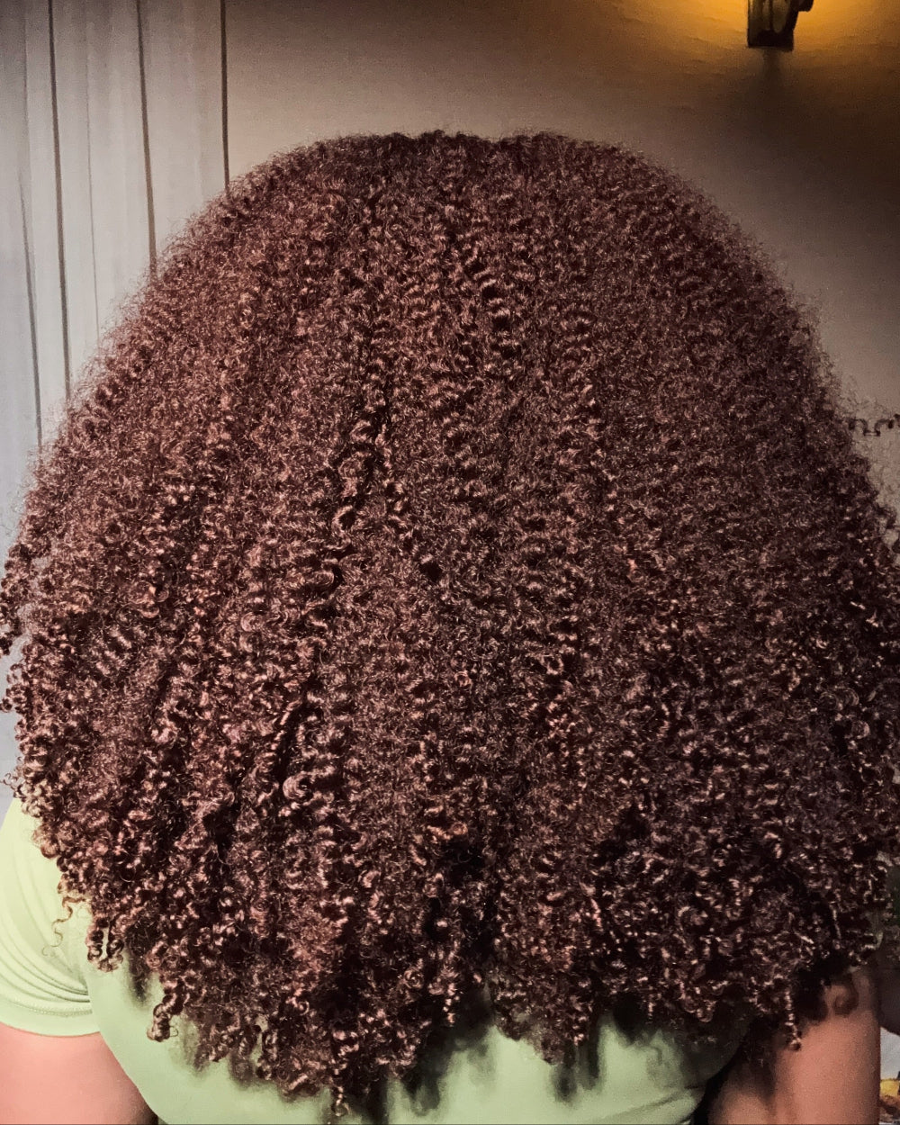 eullair Chocolate #4 Dark Brown Super 360 Full 13x4 Lace Drawstring 4C Curly Edges Hairline Short Curly updo Wig, Natural Quick and Easy Hairstyles