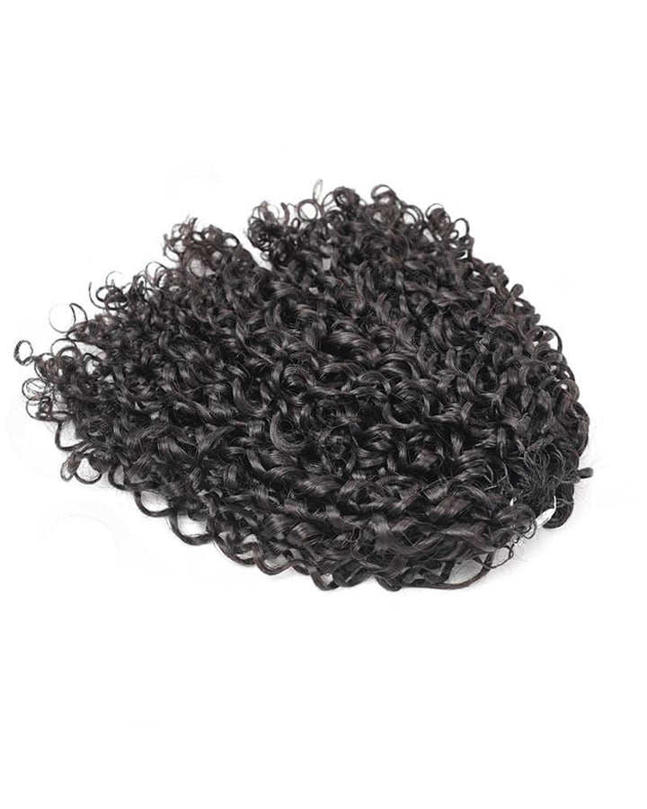 eullair Pixie Curly Feather Crochet Spiral Curl Human Hair Extensions - Pre-Looped For Miracle Knots