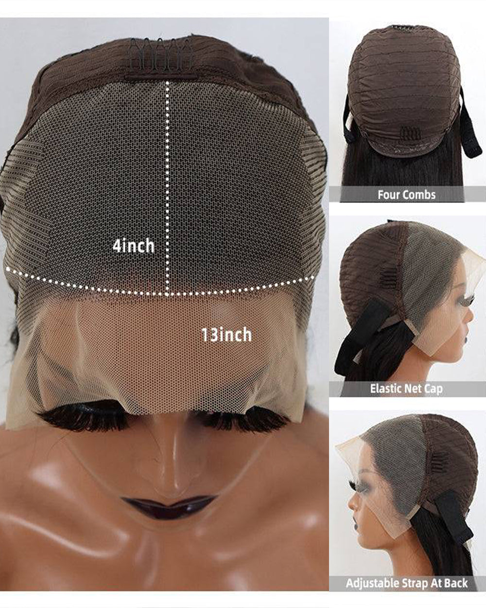 eullair Cheap 13x4 Full Frontal Short Straight Bob Wigs Curly Lace Frontal Human Hair Wigs For Girls
