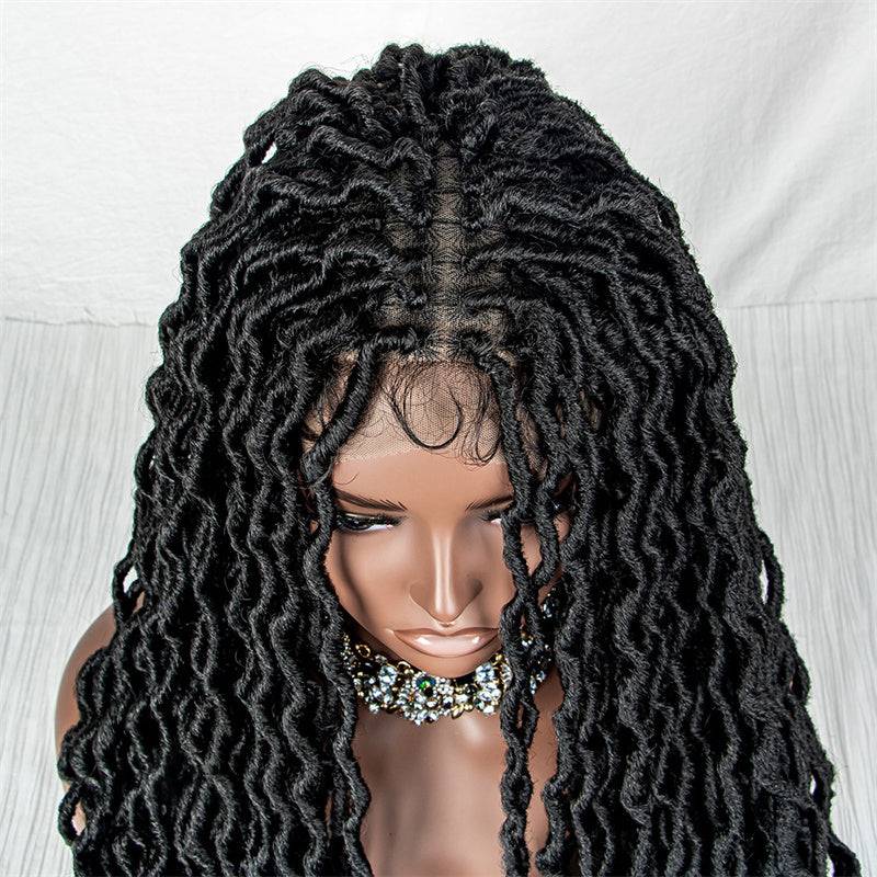 Bertha-BB-004 Synthetic 9x6 Lace Front Wig Braided Wigs For Women Braided Wigs With Baby Hair 28inch