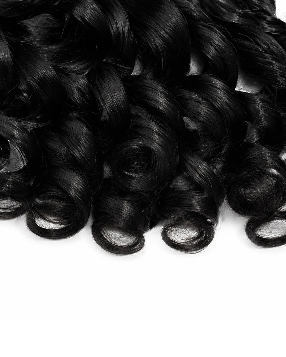 eullair French Curl Human Hair Feather Crochet Extensions - Pre-Looped For Miracle Knots