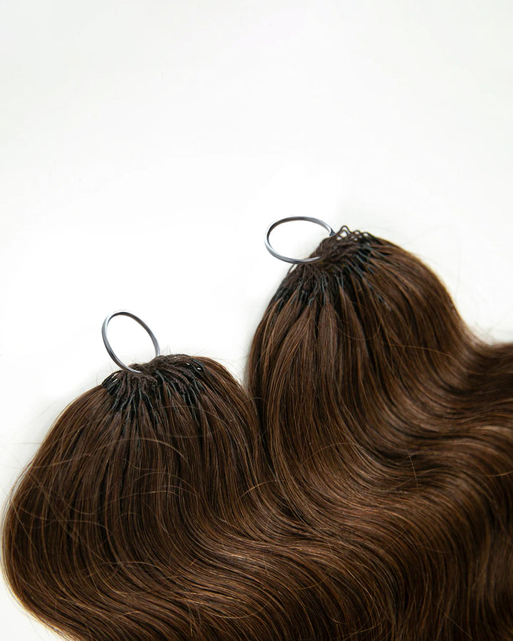 eullair #4 Chocolate Brown Body Waver Crochet Hair Soft Lightweight for Miracle Knots 60G/50Strands