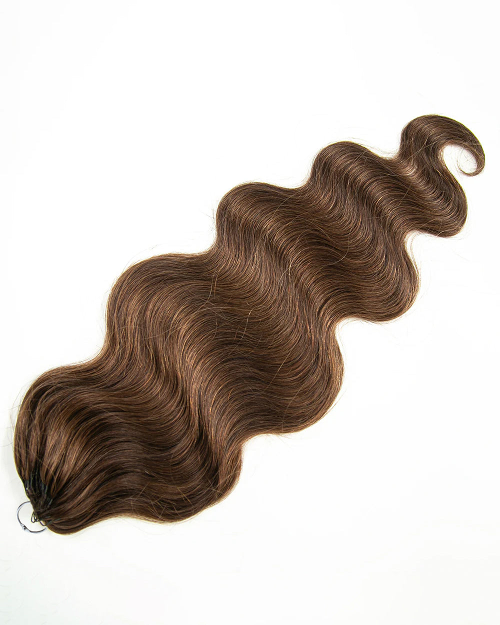 eullair #4 Chocolate Brown Body Waver Crochet Hair Soft Lightweight for Miracle Knots 60G/50Strands