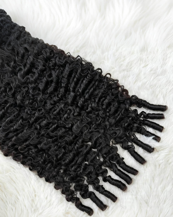 eullair Super Double Drawn Wigs Paring Max 9x6 Burmese Curl Glueless Wigs 250% Density Drawstring Wig