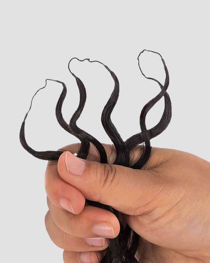 eullair Feather Crochet Curly Hair - 3C-4A Kinky Coily 100% Human Hair Pre-Looped