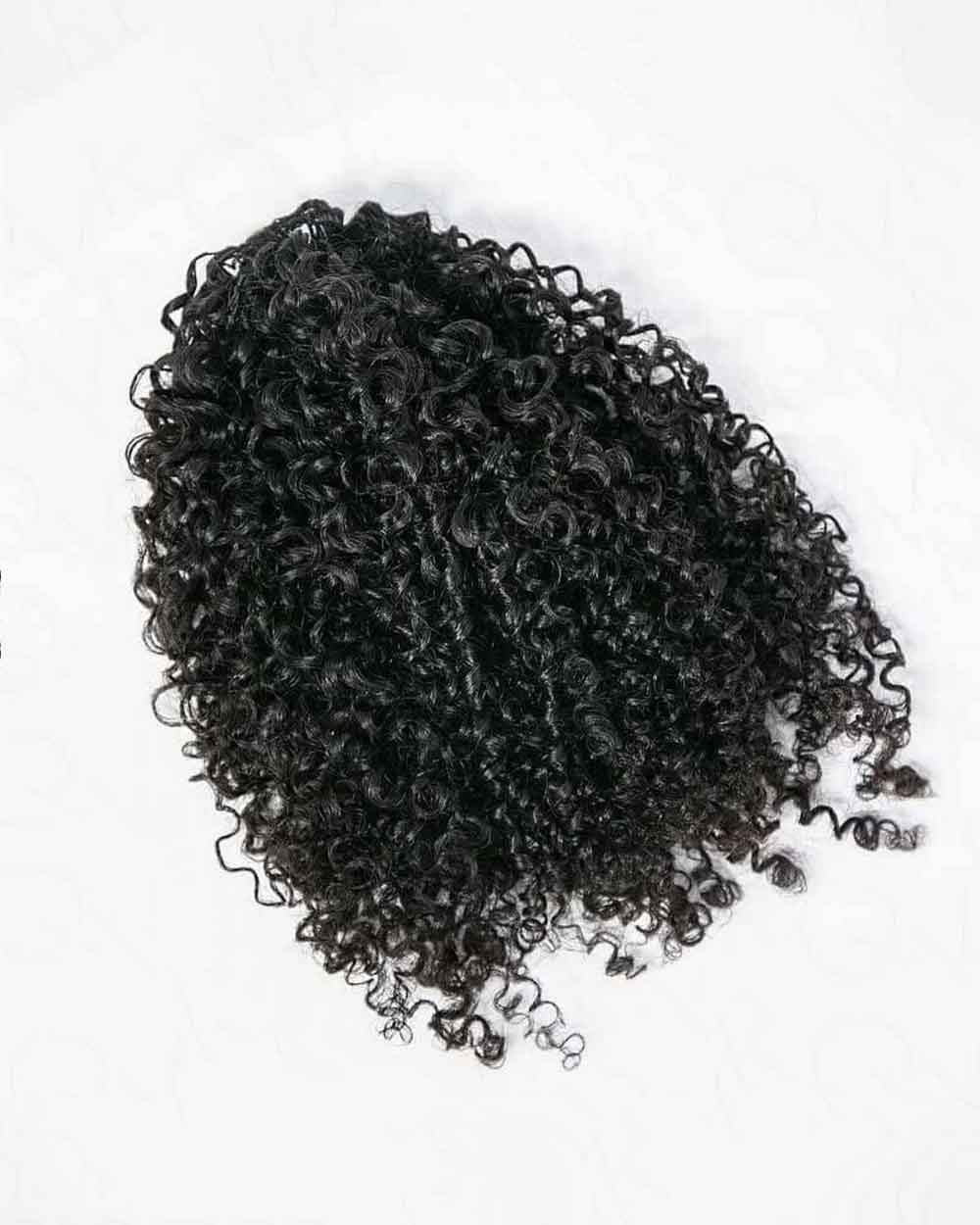 eullair Feather Crochet Curly Hair - 3C-4A Kinky Coily 100% Human Hair Pre-Looped