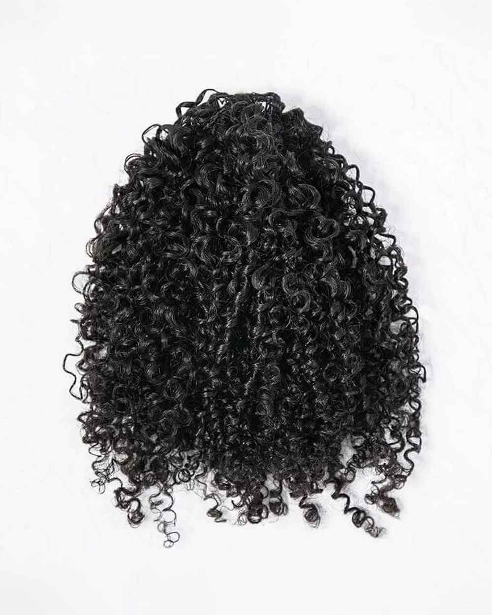 eullair Feather Crochet Curly Hair - 3C-4A Kinky Coily 100% Human Hair Pre-Looped