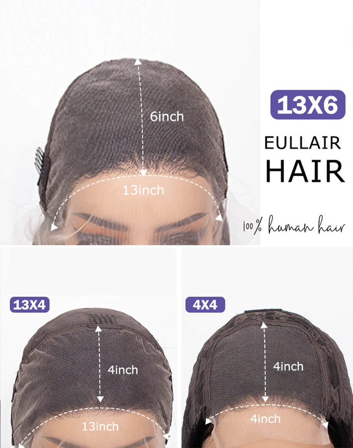 Flawless Blue! eullair Navy Blue Body Wave/Straight/Curly Human Hair Lace Frontal Wig | TikTok Saebunny Recommend