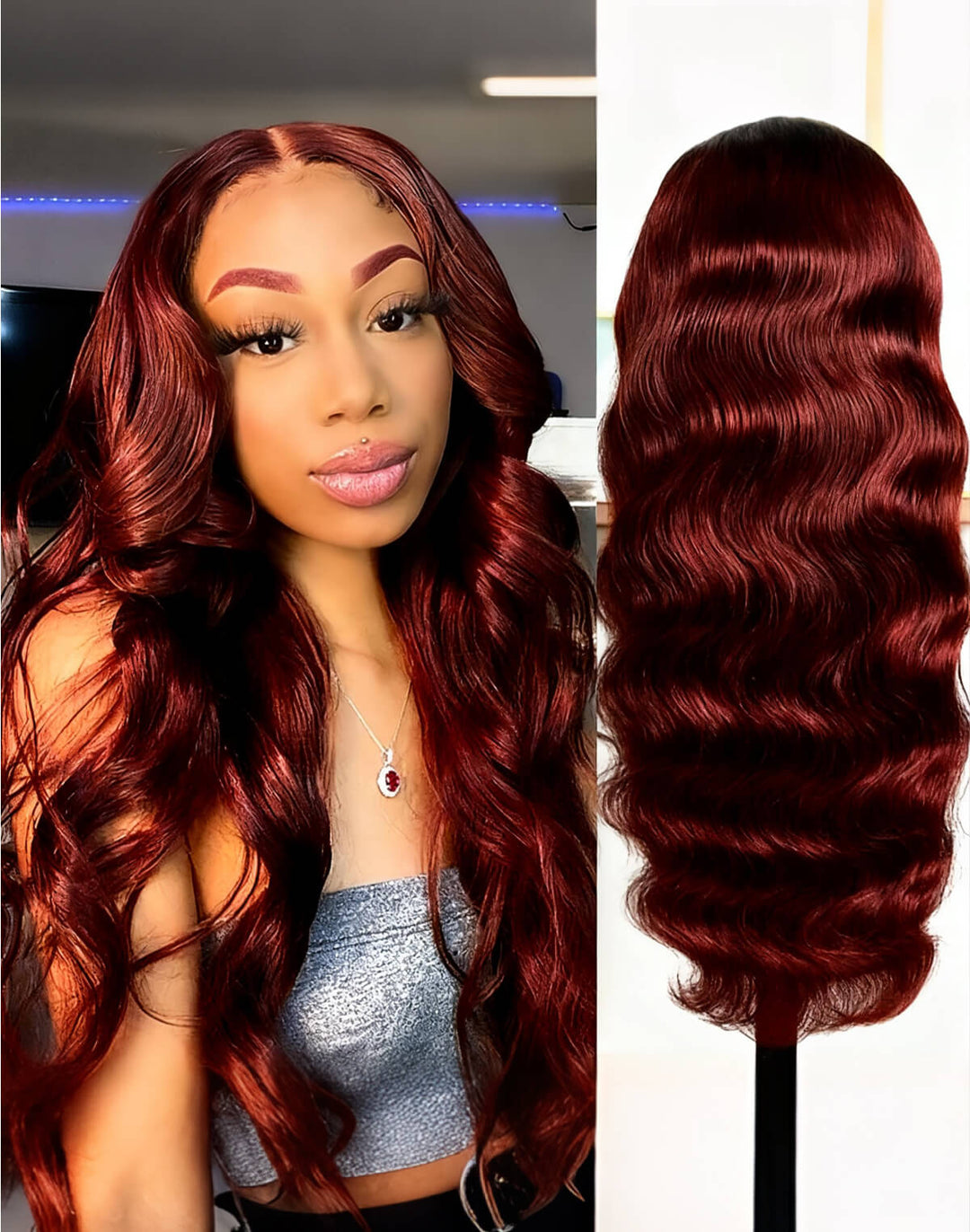 Flash Sale $159=28inch Fabulous Fall Body Wave Wavy Colored Wig eullair Affordable Body Wave Human Hair 13x4 Lace Frontal Wig Cost-effective Choice