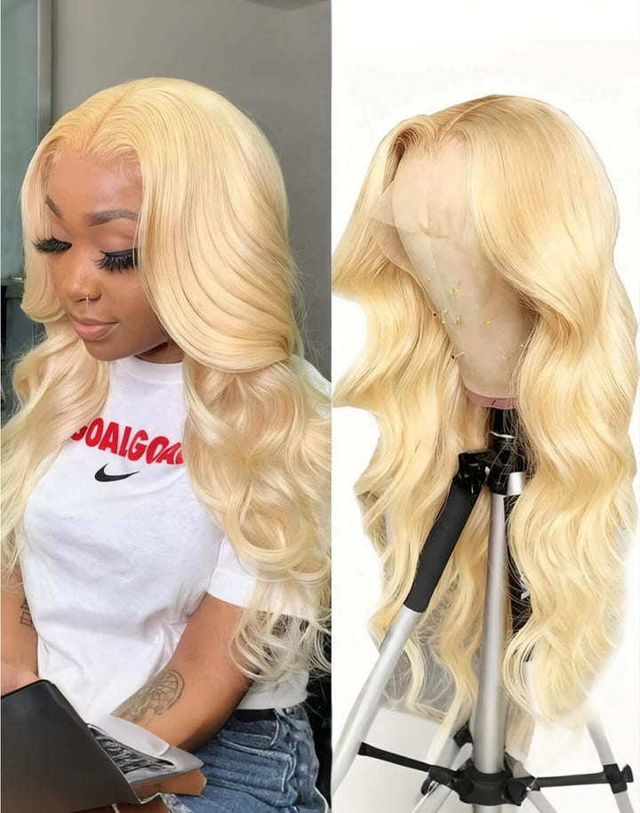 Flash Sale $159=28inch Fabulous Fall Body Wave Wavy Colored Wig eullair Affordable Body Wave Human Hair 13x4 Lace Frontal Wig Cost-effective Choice