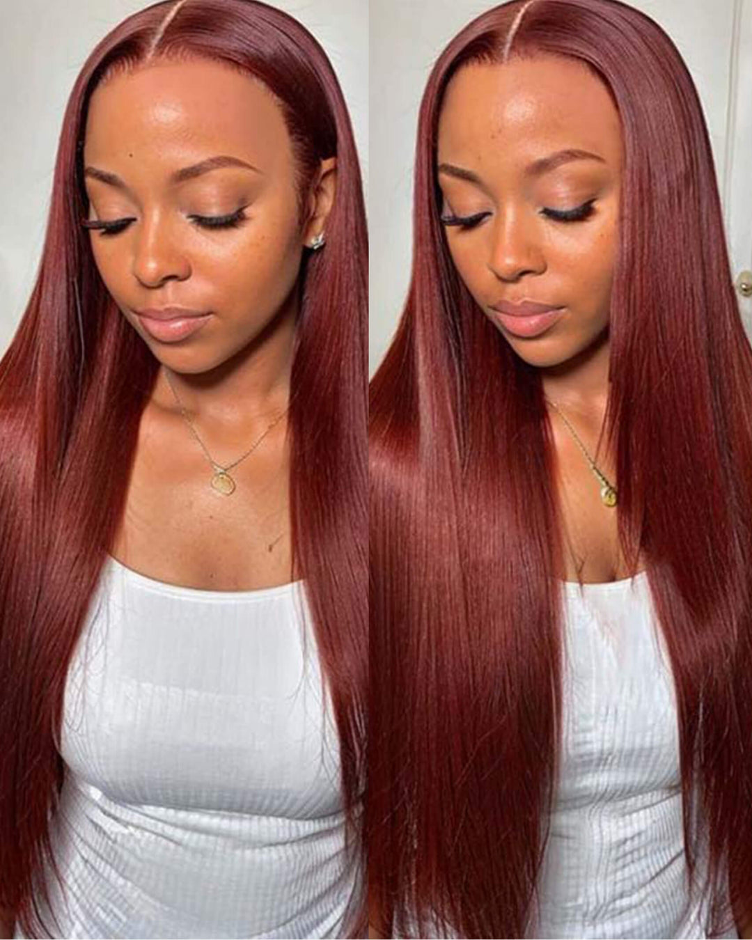 Flash Sale $159=28inch Wig eullair TikTok Trendy Bomb Pre Colored 13x4 Straight Lace Frontal Human Hair Wig Invisible Lace