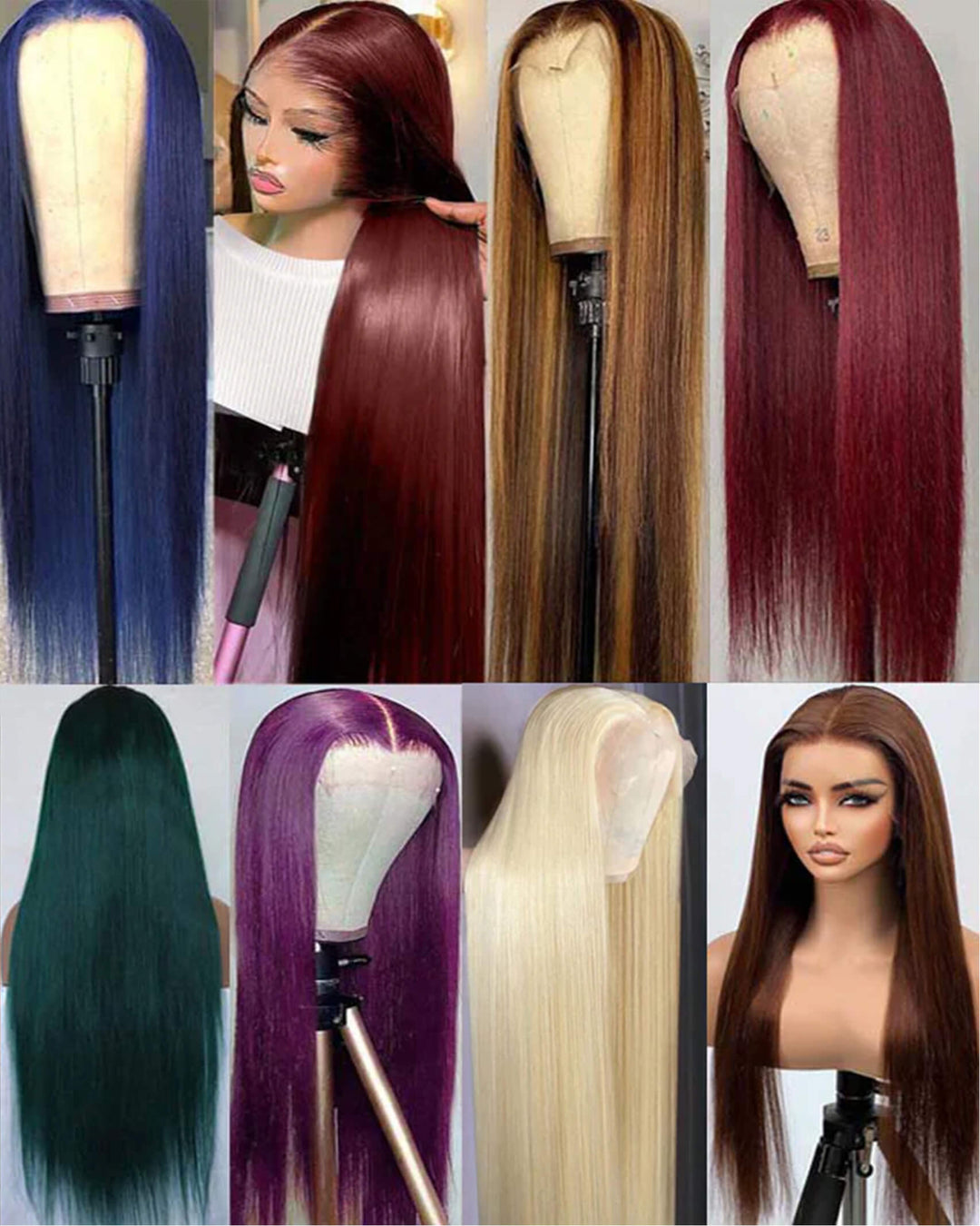 Flash Sale $159=28inch Wig eullair TikTok Trendy Bomb Pre Colored 13x4 Straight Lace Frontal Human Hair Wig Invisible Lace
