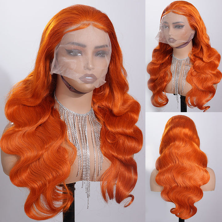 Flash Sale $159=28inch| Fabulous Fall Wavy Colored Wig! eullair Affordable Body Wave Human Hair 13x4 Lace Frontal Wig| Cost-effective Choice