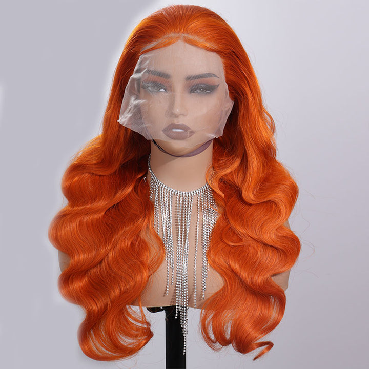 Flash Sale $159=28inch| Fabulous Fall Wavy Colored Wig! eullair Affordable Body Wave Human Hair 13x4 Lace Frontal Wig| Cost-effective Choice
