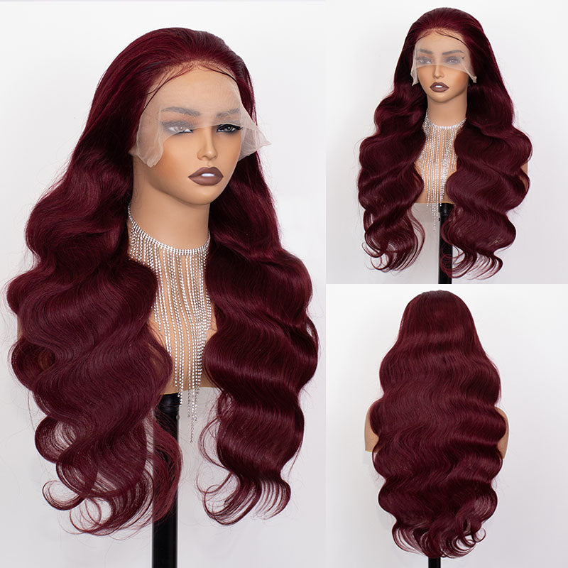 Flash Sale $159=28inch| Fabulous Fall Wavy Colored Wig! eullair Affordable Body Wave Human Hair 13x4 Lace Frontal Wig| Cost-effective Choice
