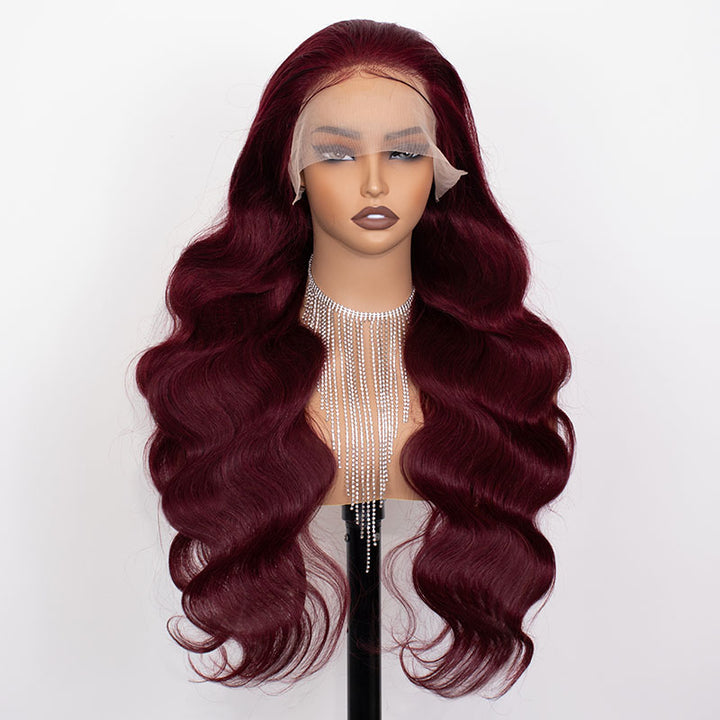 Flash Sale $159=28inch| Fabulous Fall Wavy Colored Wig! eullair Affordable Body Wave Human Hair 13x4 Lace Frontal Wig| Cost-effective Choice