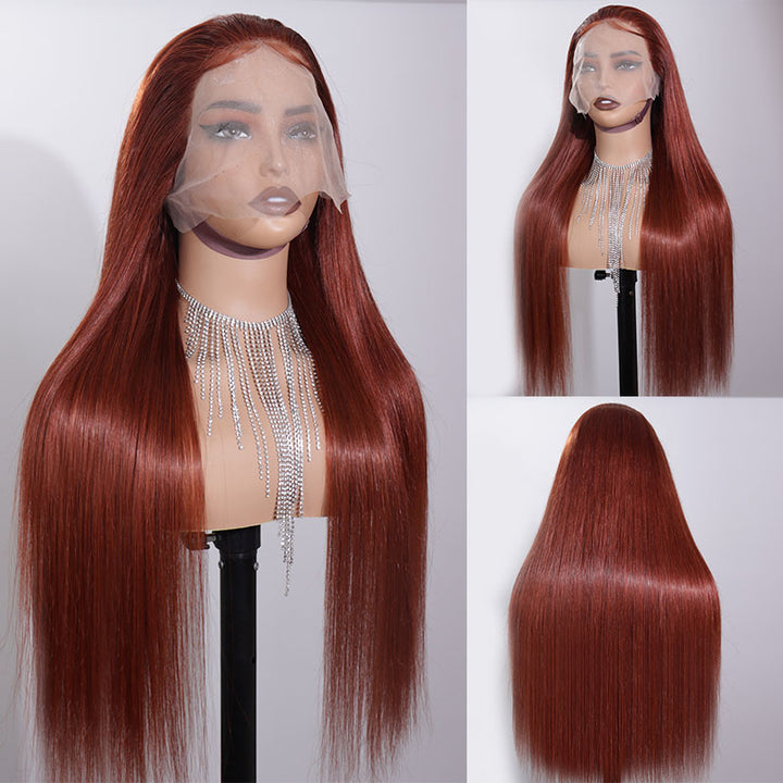Flash Sale $159=28inch Wig| eullair TikTok Trendy Bomb Pre Colored 13x4 Lace Frontal Human Hair Wig Invisible Lace